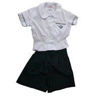 School Uniform Blouse and Shorts